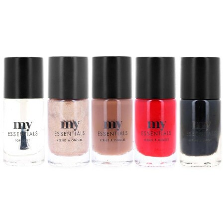 Kit 5 Vernis MY ESSENTIALS Glam Shine 