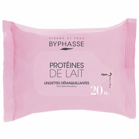 Lingettes Démaquillantes aux Protéines de Lait - Tous Types de Peaux x20 