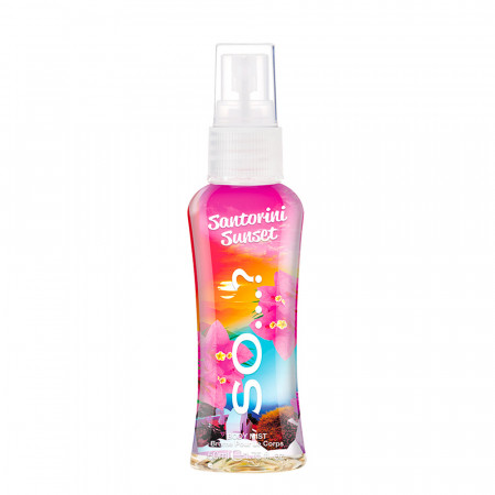 Mini Brume Santorini Sunset - Fruits exotiques, Vanille, Bois de Cèdre - 50ml 