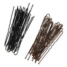 Lot de 30 barrettes Noires et Marrons
