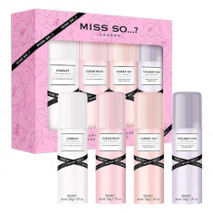 Coffret 4 Mini Brumes Parfumées Miss So 50ml