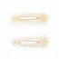 Barrettes Clic-Clac en Perles x2