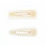 Barrettes Clic-Clac en Perles x2