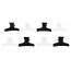 Petites Pinces Crocodiles Noir & Blanc x8 vue 3