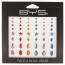 Strass Multicolores Visage & Corps