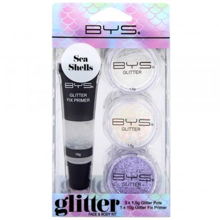 Trio Brillantinas Cara & Cuerpo + Gel de Fijación : Perle