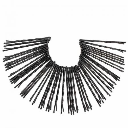 Épingles Guiches Plates Courtes x48 : Negro (01. Black)