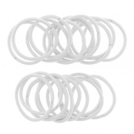 Élastiques Sans Métal x20 : Blanc