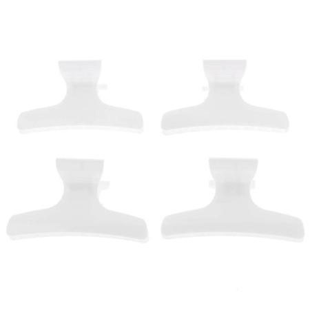 Pinces Crocodiles x4 : Blanc