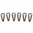 Barrettes Clic-clac Larges x6 : Moreno